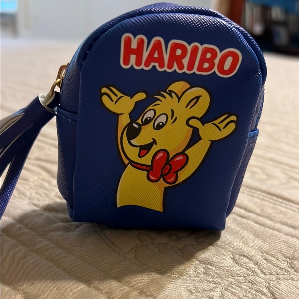 Haribo Blue Mini Backpack Keychain